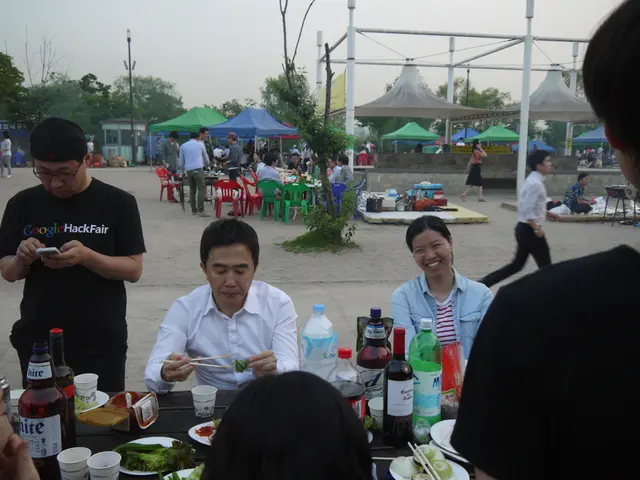 The Hünfeld Rhönklub takes part in the celebrations of Eiterfeld's Hüttenfest.