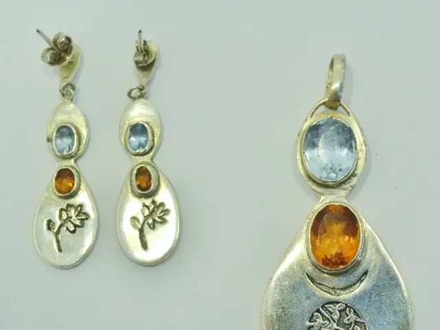 Avid earring collector couldn't resist purchasing a large pair, wearing them constantly throughout...